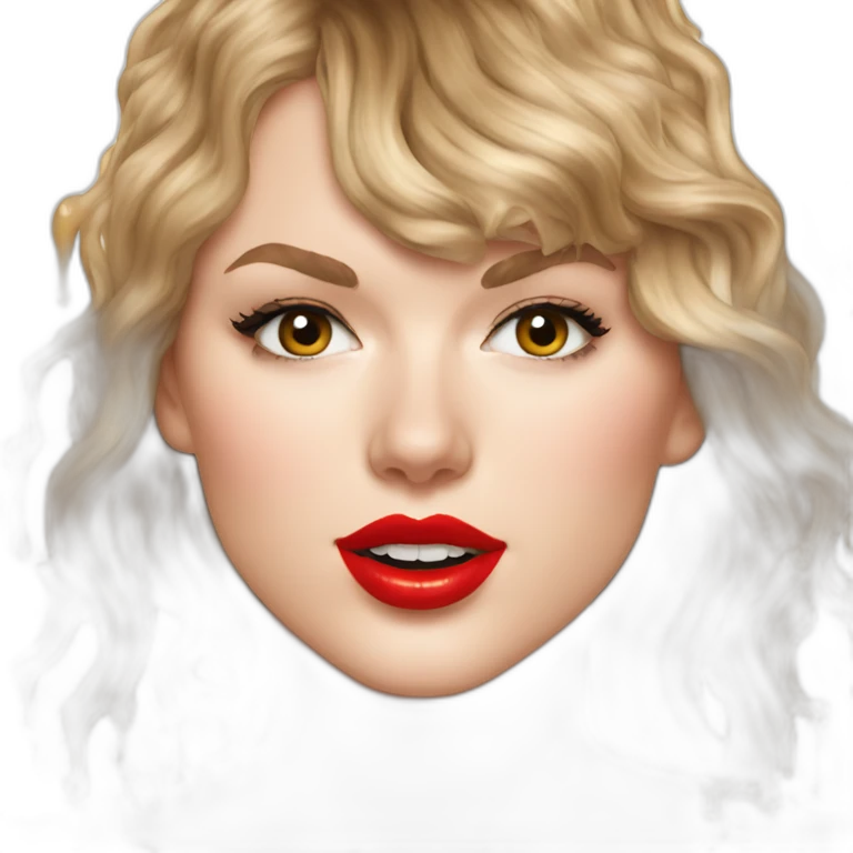 taylor-swift-selfie-milk-on-face-dripping emoji