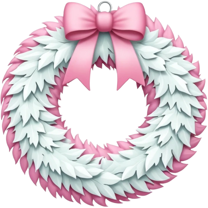 white and pink christmas reef with no green emoji