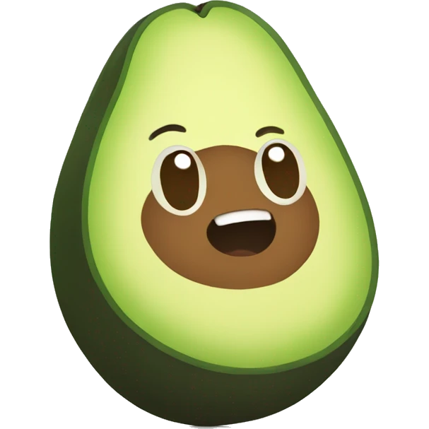 cute avocado emoji