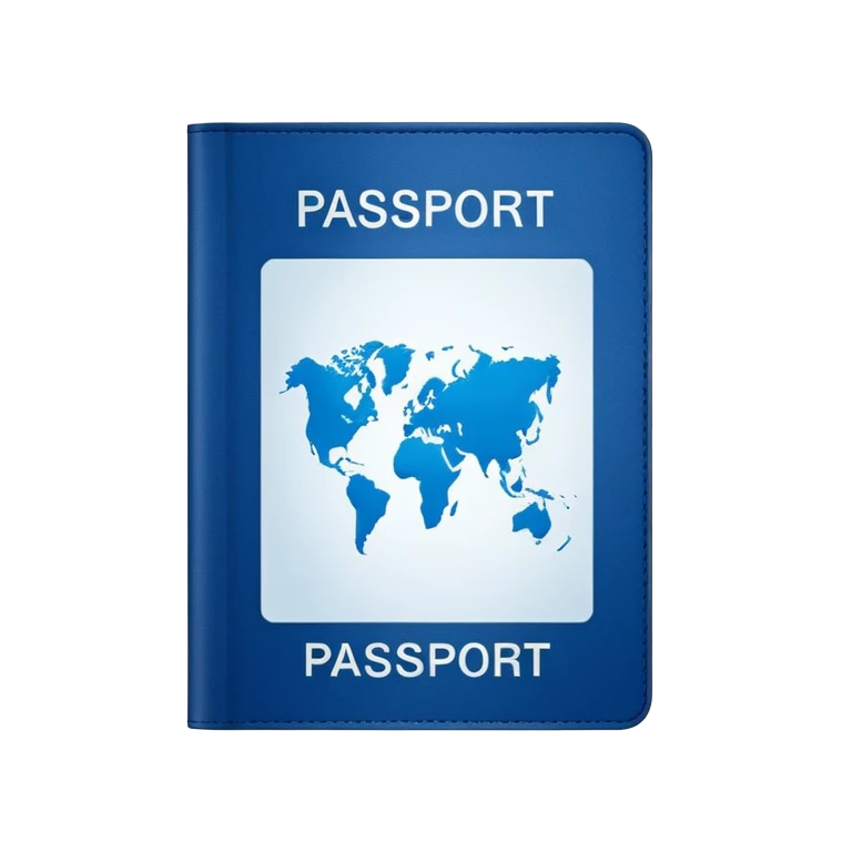 Simple passport emoji