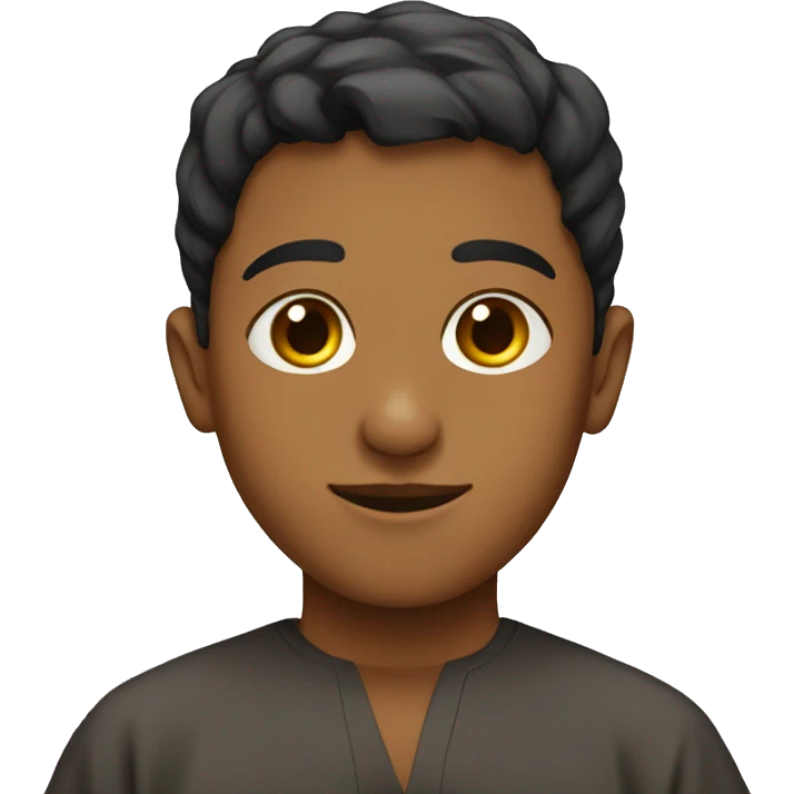 Boy wearing a thobe emoji