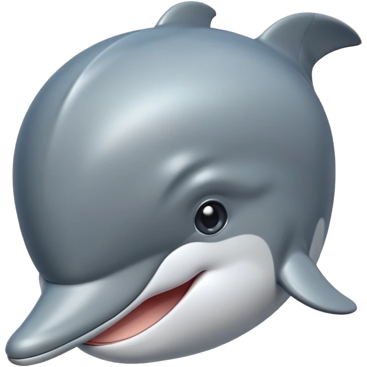 Dolphin face emoji  emoji
