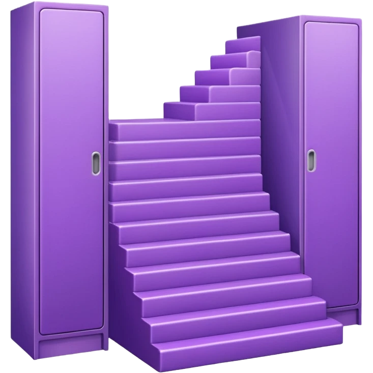 42-foot purple steps in floor map way to wardrobe emoji