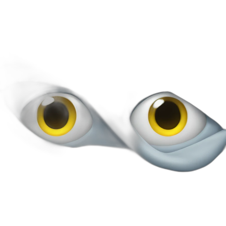 eyes can be seen under a blanket emoji