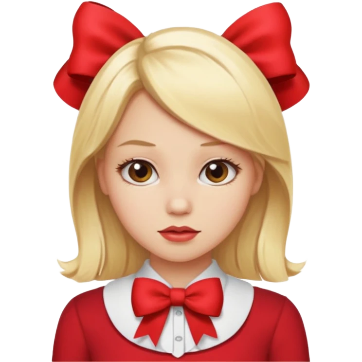 blond girl doing okay sassy emoji