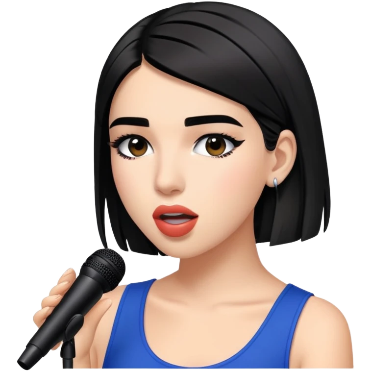 dua lipa singing  emoji