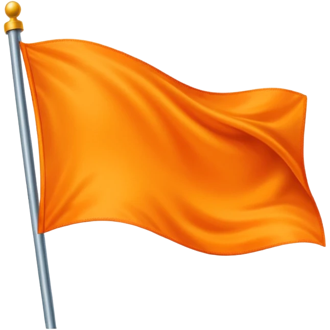 Orange flag emoji