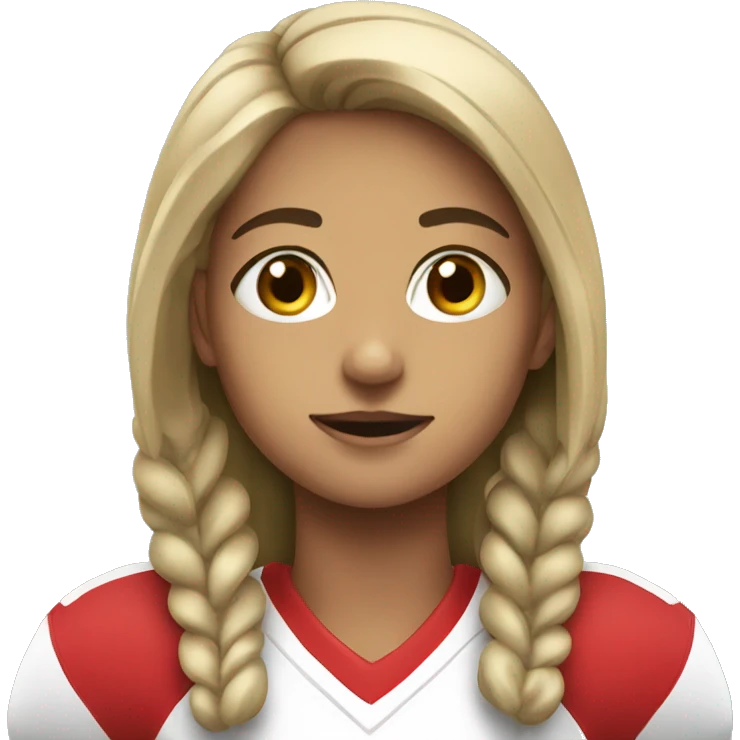 girl in football emoji