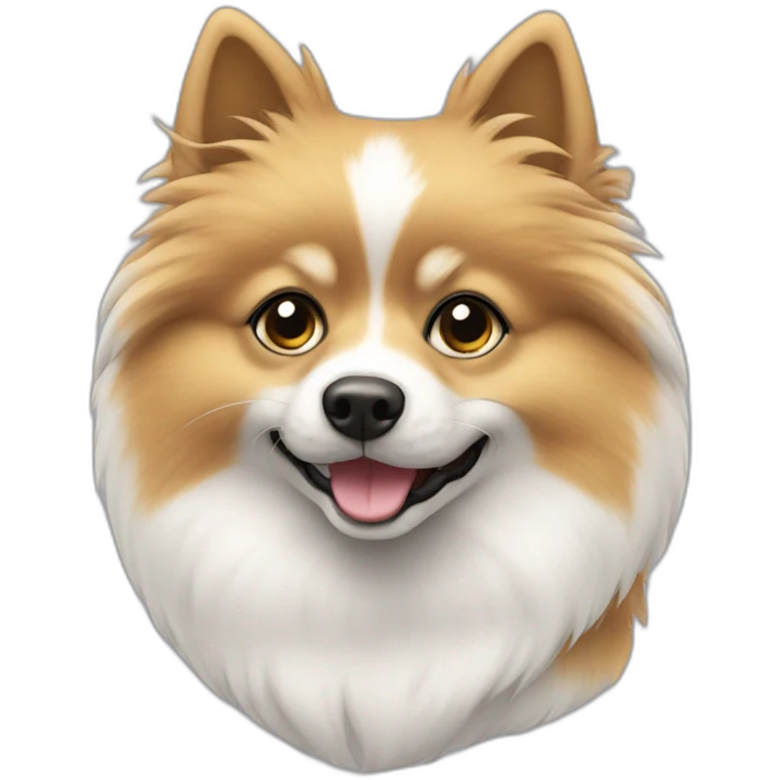 spitz-branco emoji