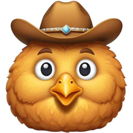 Cowboy chicken nugget emoji