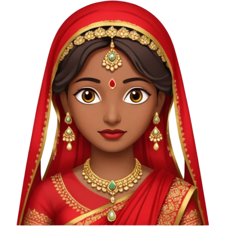 beautiful indian bride emoji