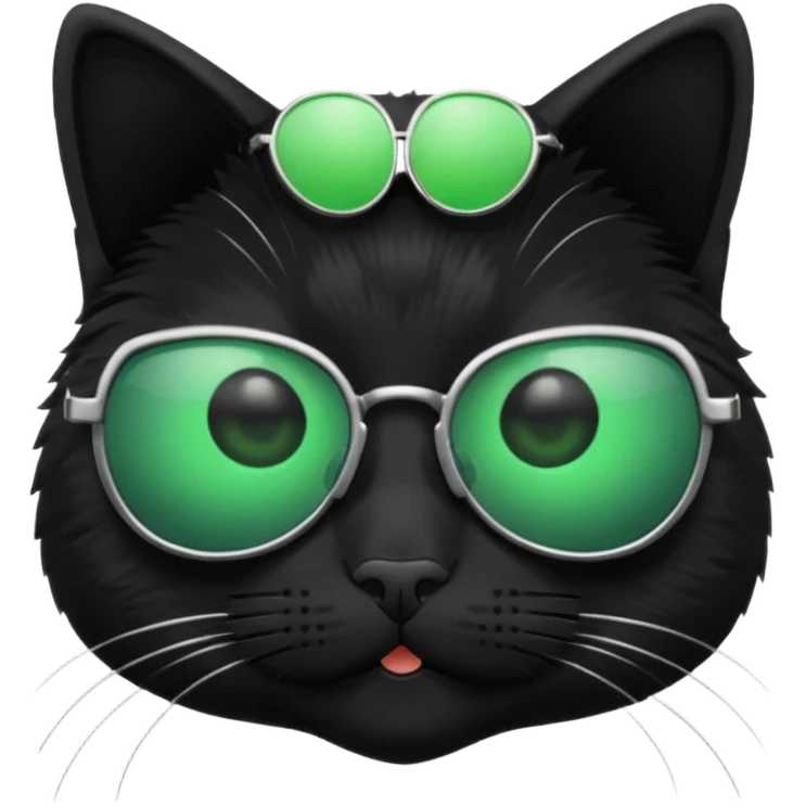 Cat wearing sunglasses emoji