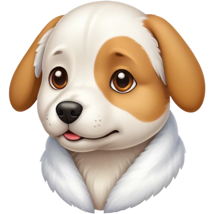 Cute aesthetic  dog  emoji