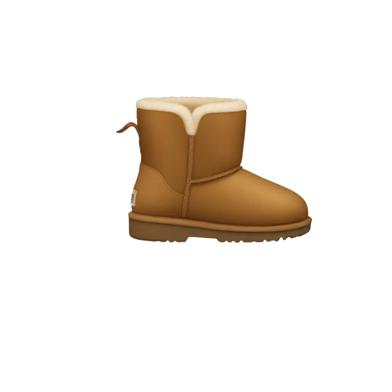 Ugg brown boots emoji