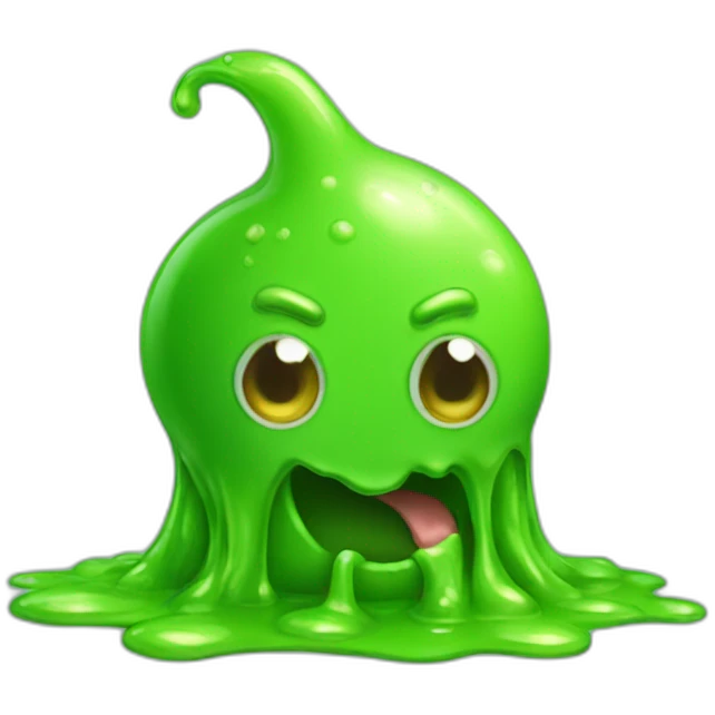 green slime goo emoji