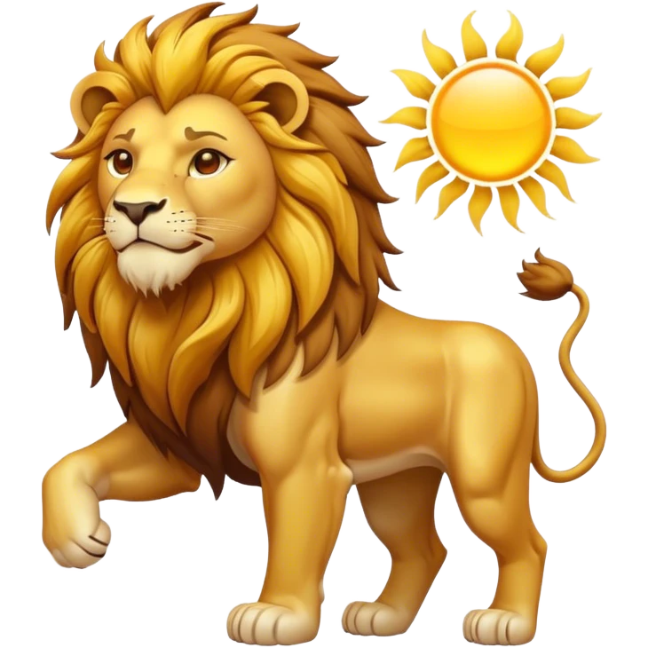 Sun& lion Iran  emoji