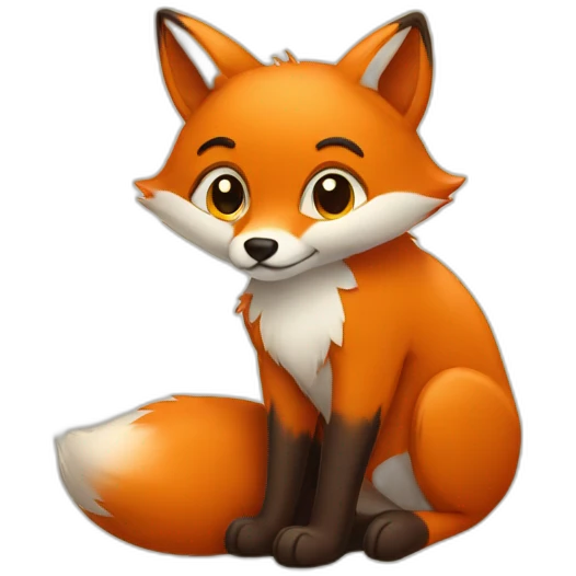 Love you fox emoji