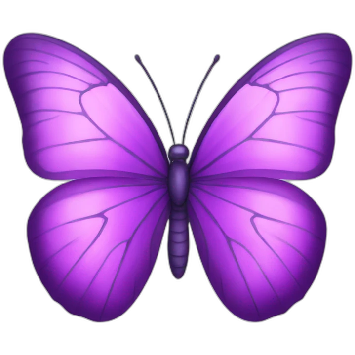 purple butterfly emoji