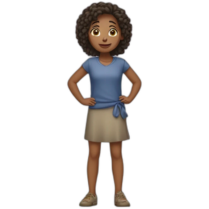 Fille désespéré emoji