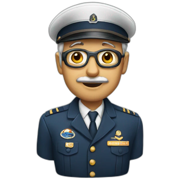 old pilot emoji