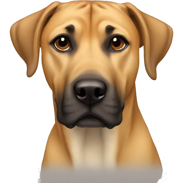 black mouth cur emoji