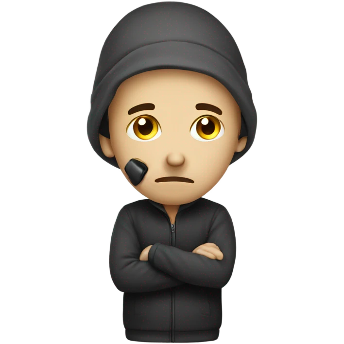Bored hacker emoji