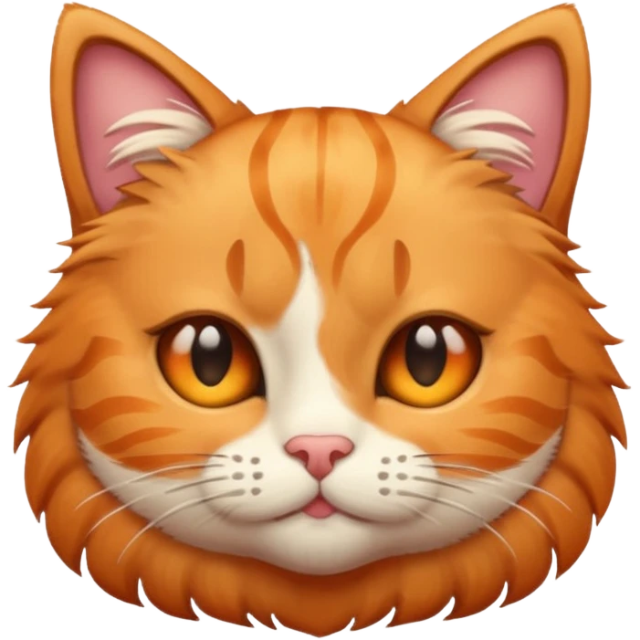 Cat emoji with eyelashes emoji