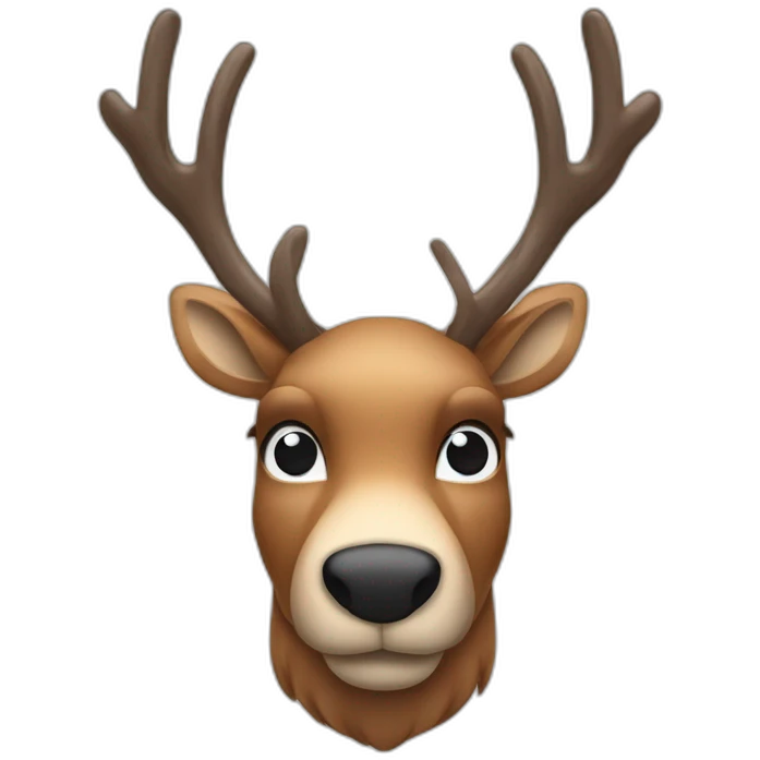 Reindeer muscular schlitz shirt showing off biceps arms crossed masculine fierce torso emoji