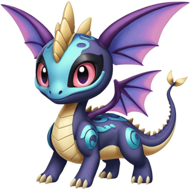 Meloetta-Cresselia-Palkia-Spyro-Toothless-Stitch-Fakémon-creature-hybrid emoji