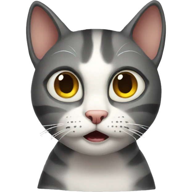 afraid cat emoji