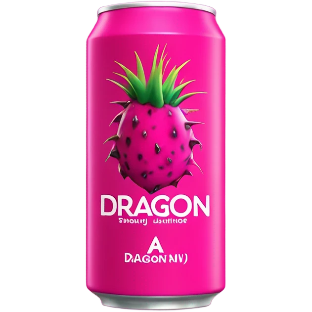 Pink Dragonfruit Dragon Energy Drink  emoji