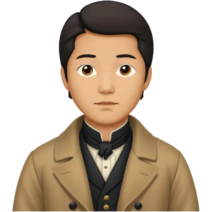 asain man in 1800s emoji