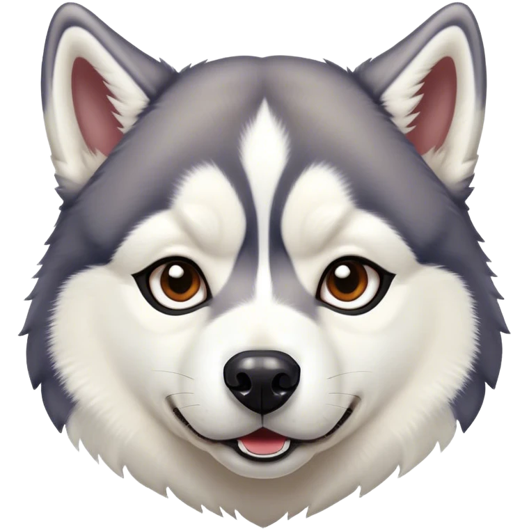 Husky dog emoji