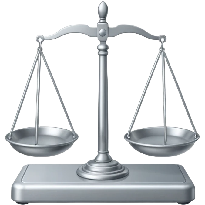 balance scale in court emoji