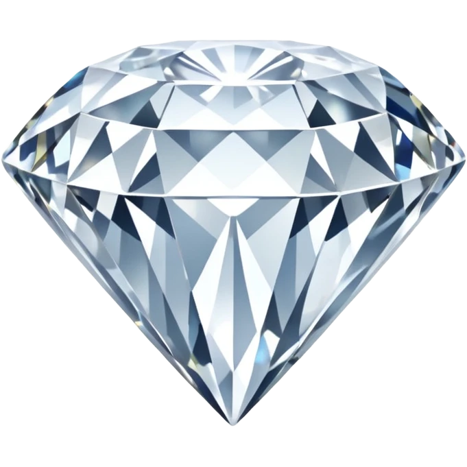 Color pure White diamond emoji
