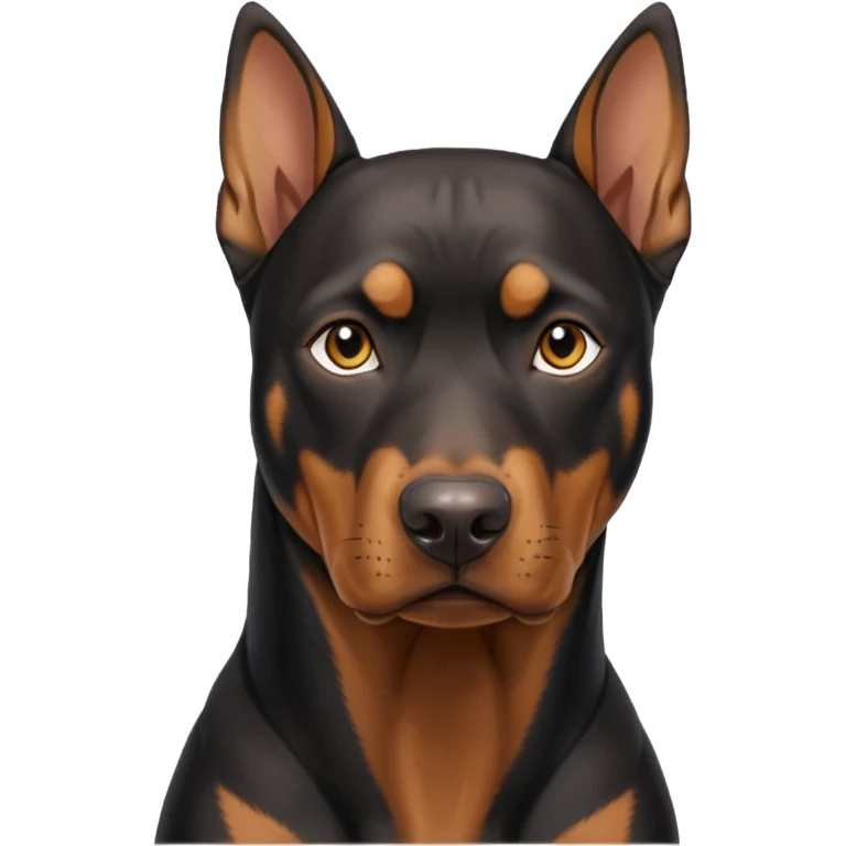 Dobermann uncropped emoji