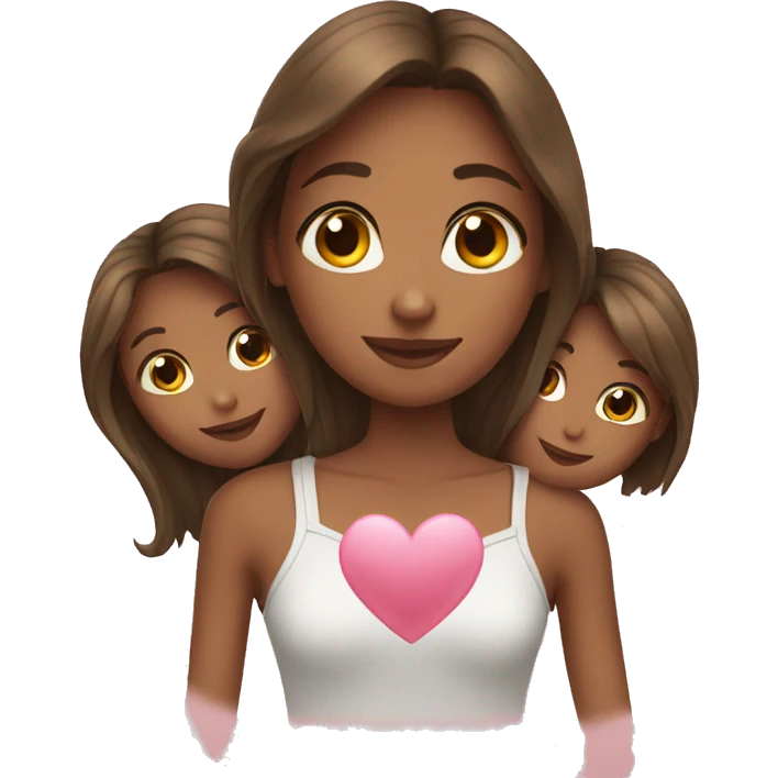 girl giving love to others emoji