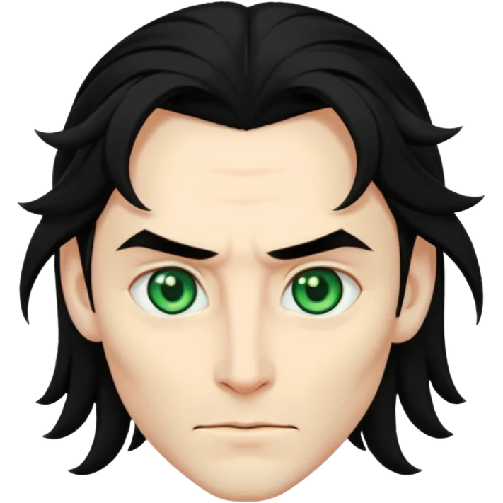 Loki Marvel black hair emoji