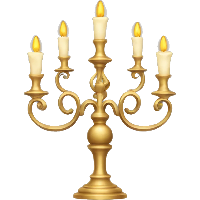 Fancy candelabra emoji