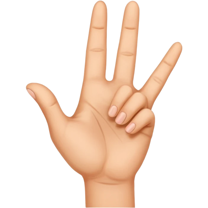 The german handgesture for "schweigefuchs" emoji