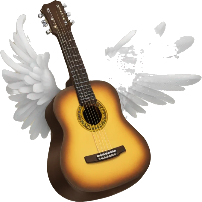 flying gypsy guitar emoji