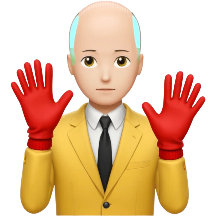 Generate saitama like from the anime emoji