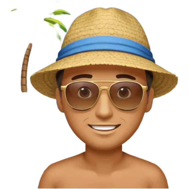 beach man emoji