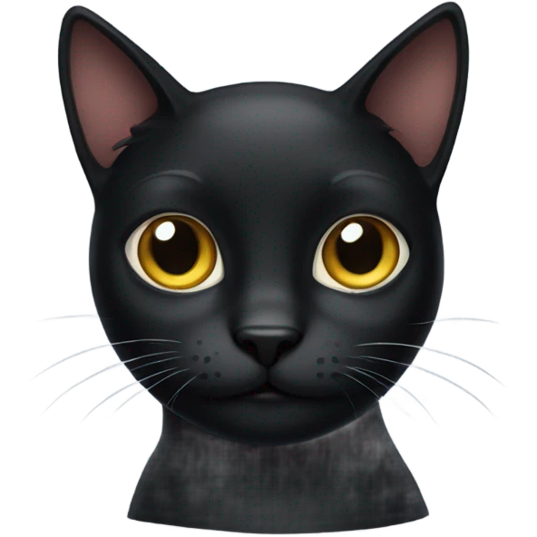 Black cat emoji