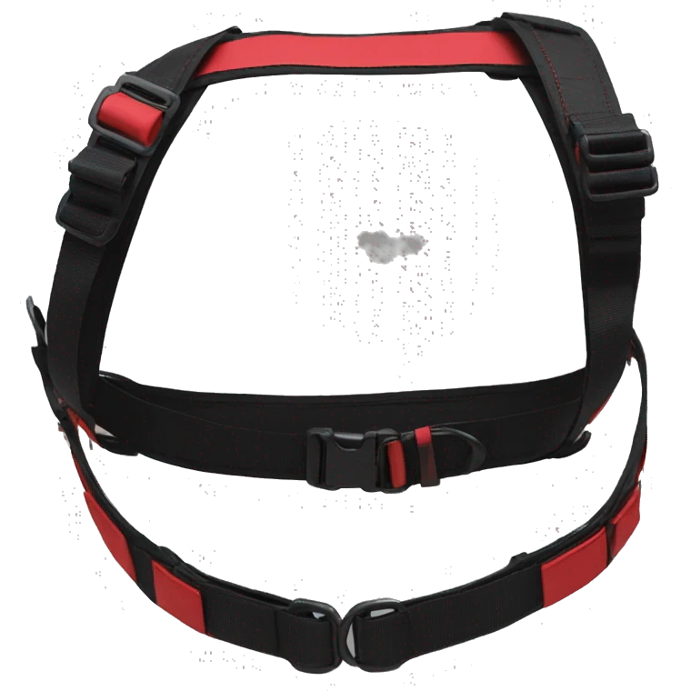 Anthro Edgy Elegant black red anthro cat harness collar cyberpunk techwear emoji