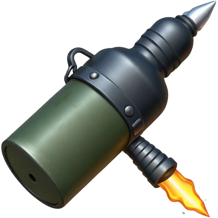 RPG ammo with sticky grenade emoji