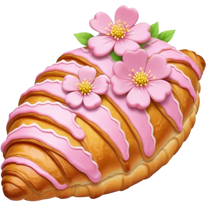Sakura croissant  emoji