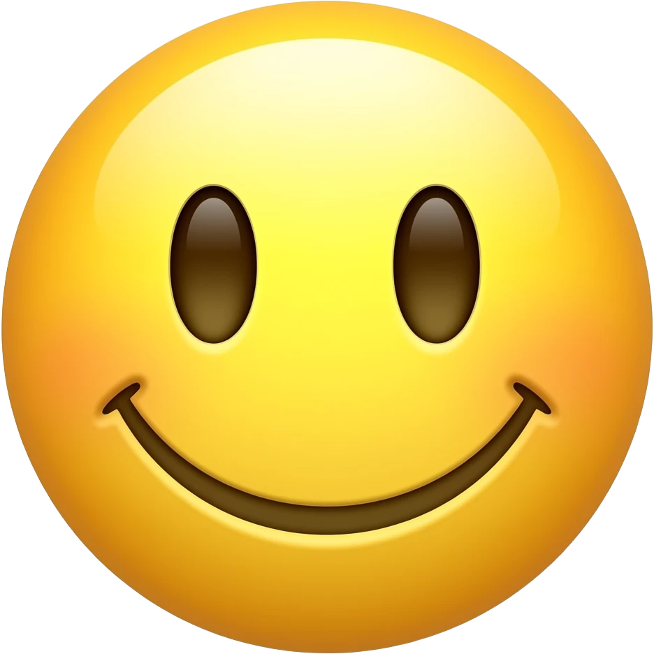 Yellow smiley emoji with good morning breakfast emoji