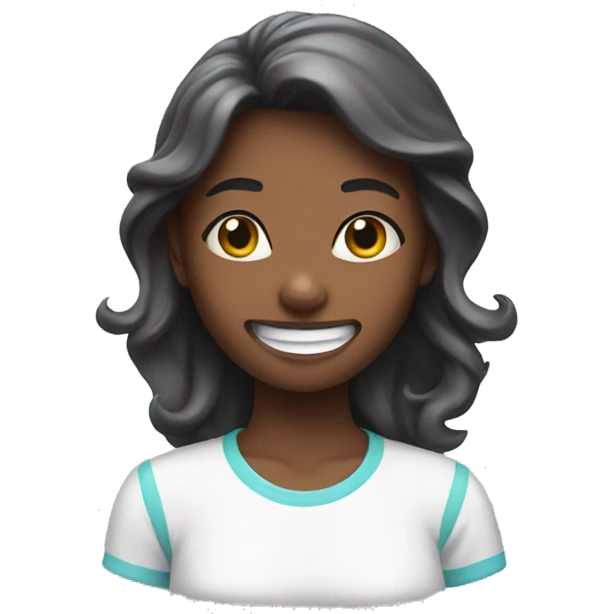 toothpaste girl emoji