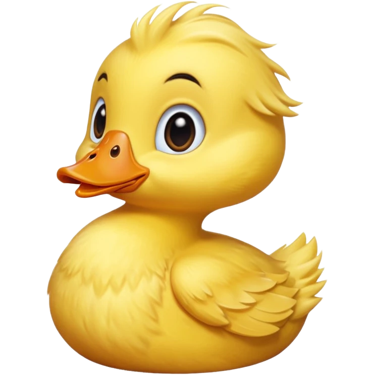 Realistic duckling  emoji
